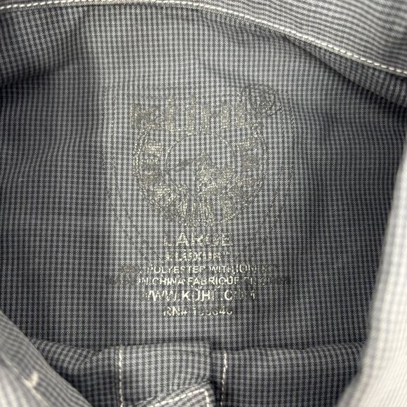 Kuhl Mens Large Gray Check Long Sleeve Button Up Shirt - Picture 2 of 5